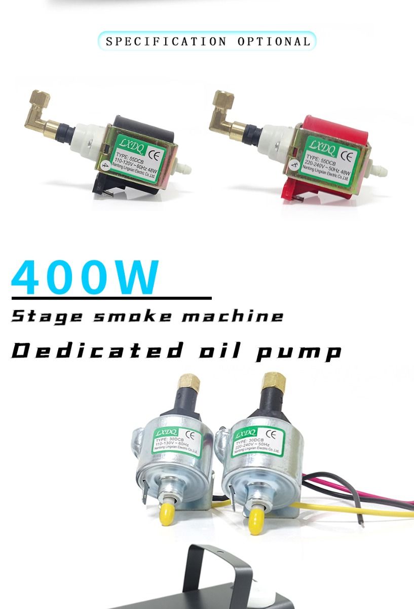 Oljepump kraftpump 55DCB för dimmaskiner elektromagnetisk pump precisionsoljekontroll tyst prestanda