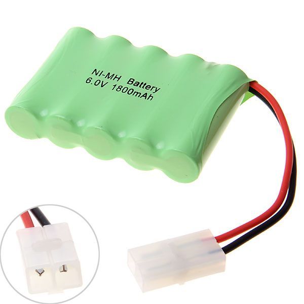 6V AA 1800mAh Ni-MH uppladdningsbart batteripaket högkapacitets miljövänligt batteri för leksaker och elektronik