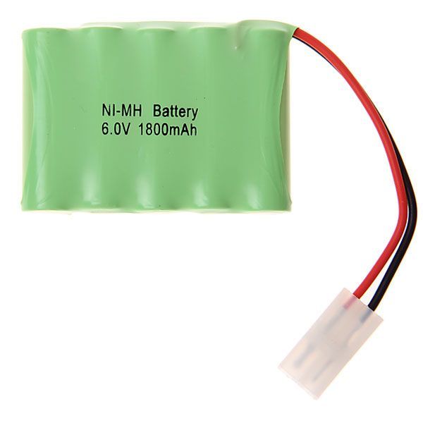 6V AA 1800mAh Ni-MH uppladdningsbart batteripaket högkapacitets miljövänligt batteri för leksaker och elektronik
