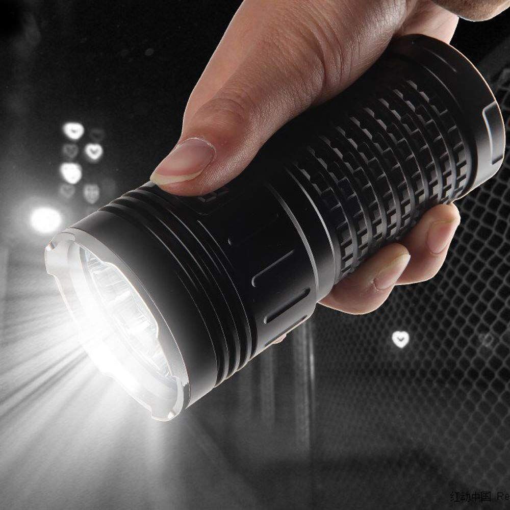 SKY RAY LED-ficklampa 15000 Lumen laddningsbar USB Type-C Perfekt för camping och hemreparationer
