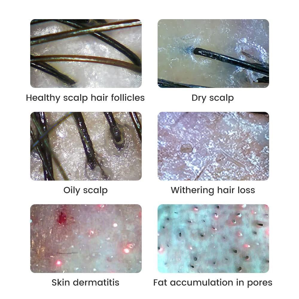 500x Digitalmikroskop 2MP - förstoringsglas för elektronikreparation, mynt & hudanalys, handhållen video