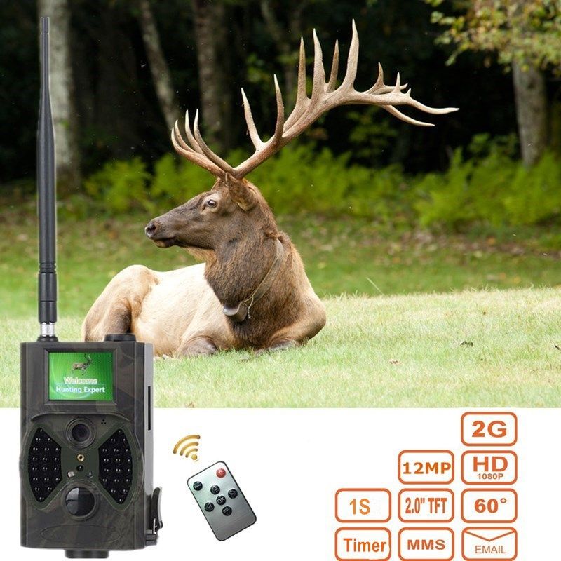 HC-300M 12MP 1080p jaktkamera med nattseende infraröda funktioner för viltövervakning och utomhusutrustning