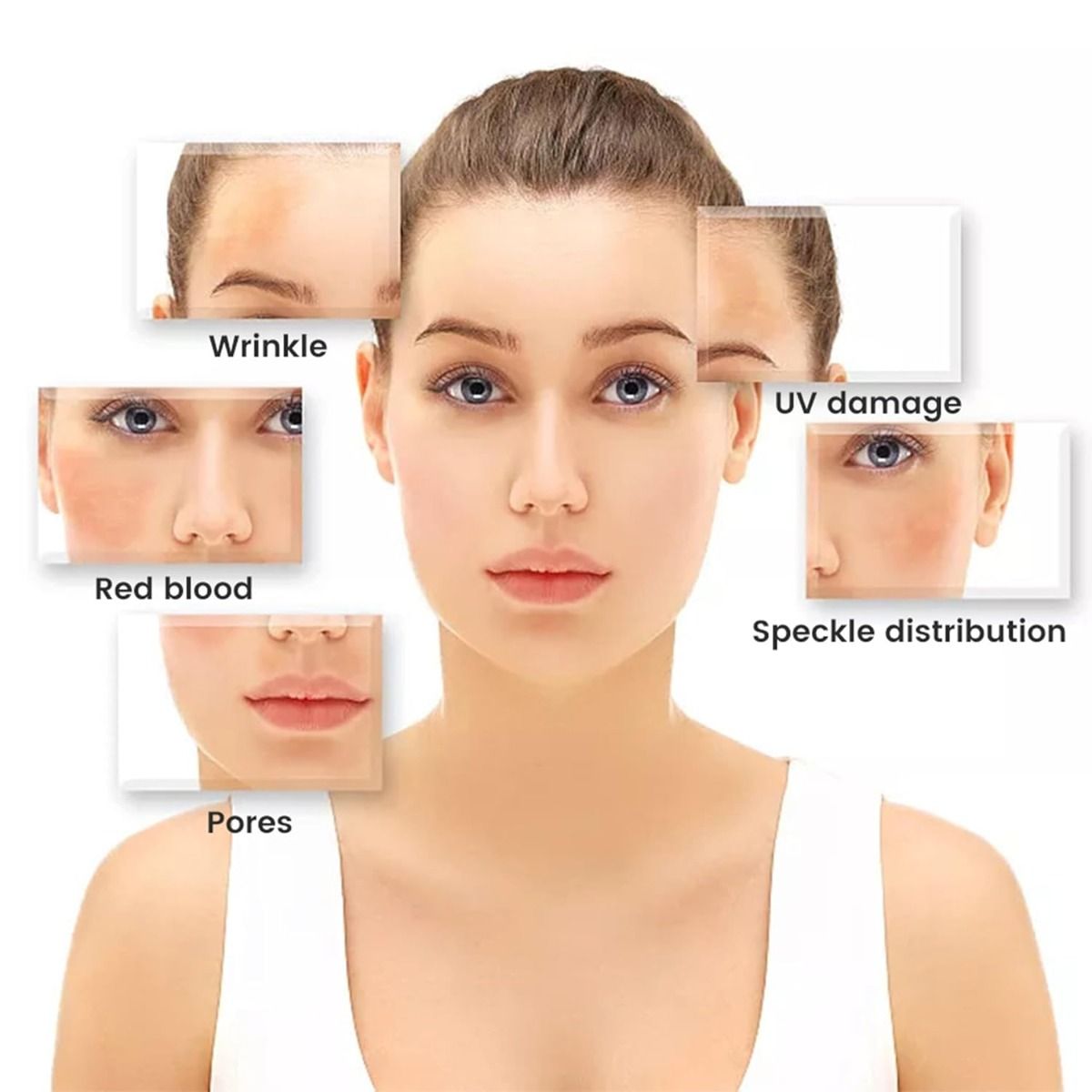 500x Digitalmikroskop 2MP - förstoringsglas för elektronikreparation, mynt & hudanalys, handhållen video