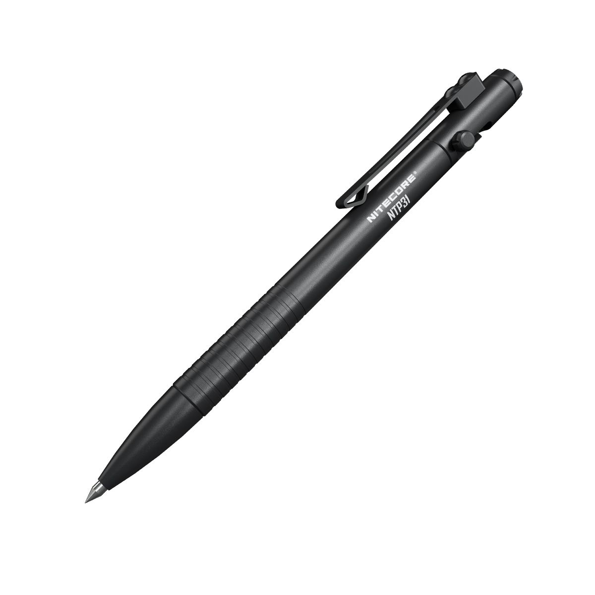 NITECORE NTP31 Ergonomisk bultaktions taktisk penna – hållbar aluminiumlegering, multifunktionell glaskrossare