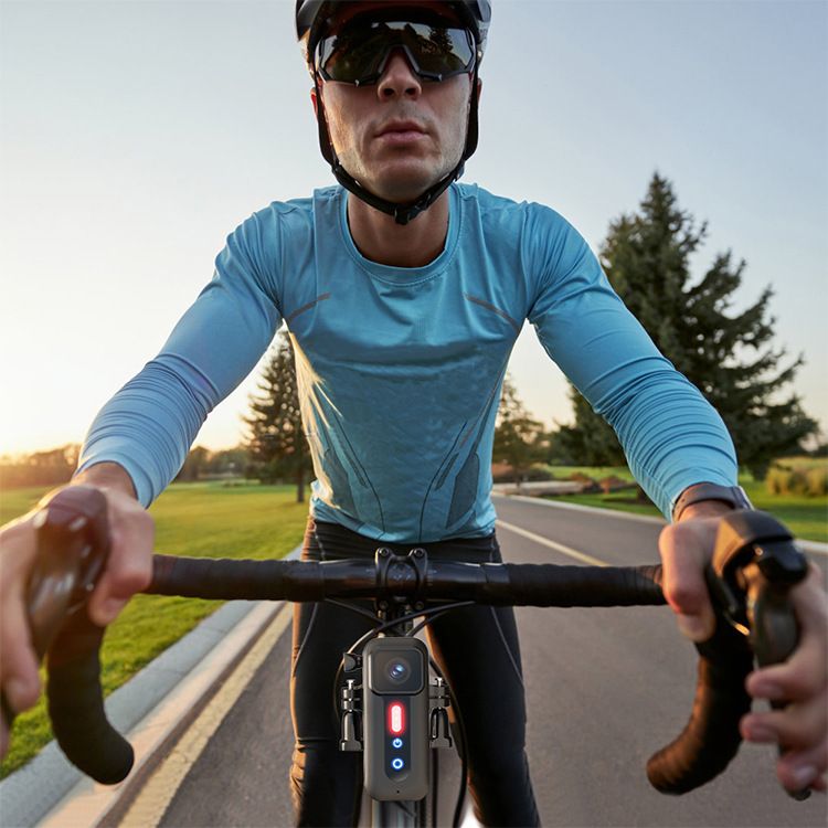 1080P Cykelinspelare Bakljus med HD-kamera Cykeltillbehör för Stadscykling och Mountainbike