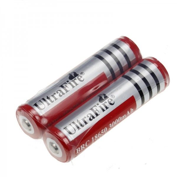 UltraFire BRC 3000mAh 3.7V 18650 Uppladdningsbart batteri Högkapacitet för ficklampor och prylar Miljövänlig