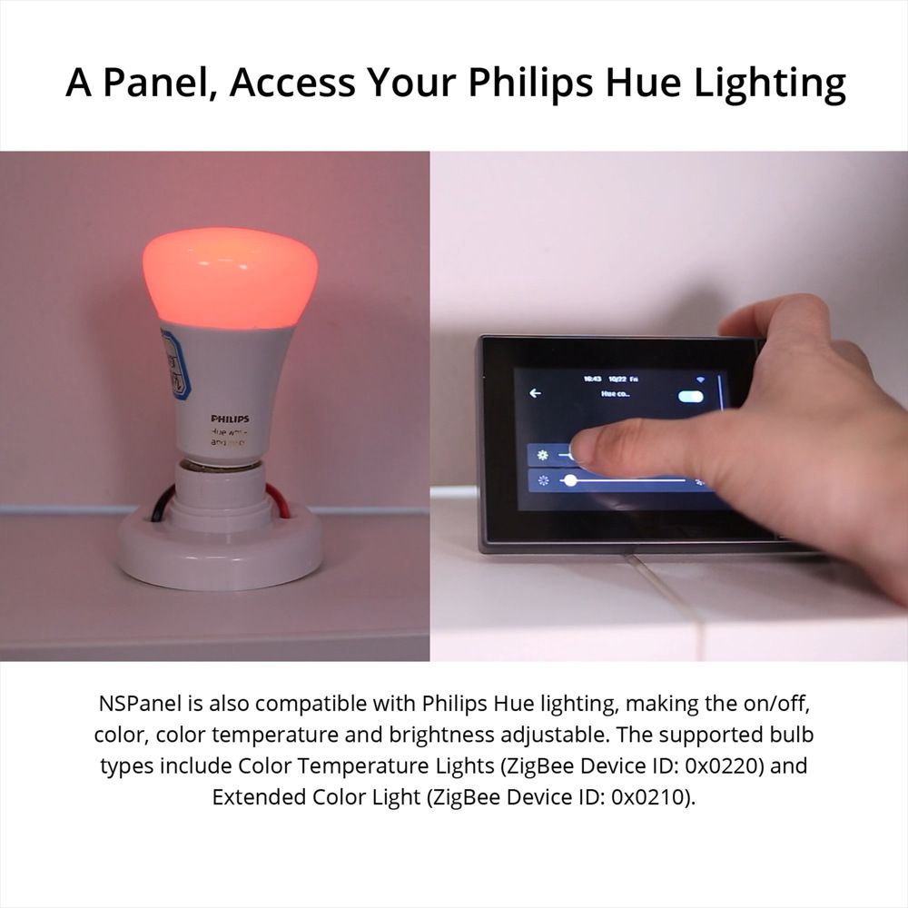 SONOFF NSPanel WiFi Smart Switch EU/US med Pekskärmsgränssnitt för Scenariobaserad Kontroll i Smarta Hem