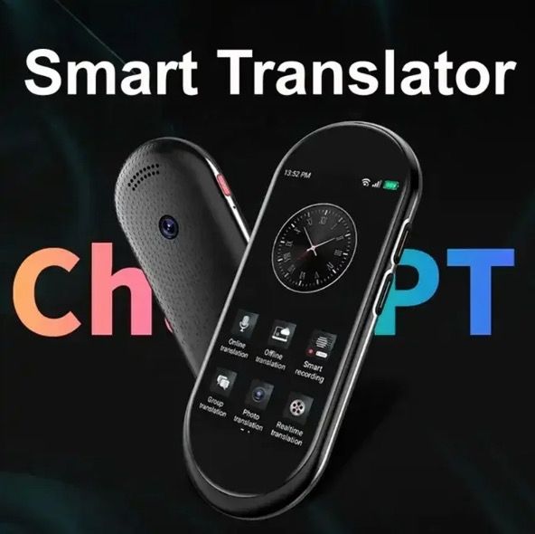 A10 Voice Translator med 4,1-tums HD-skärm och 4G SIM för sömlös global kommunikation och språk inlärning