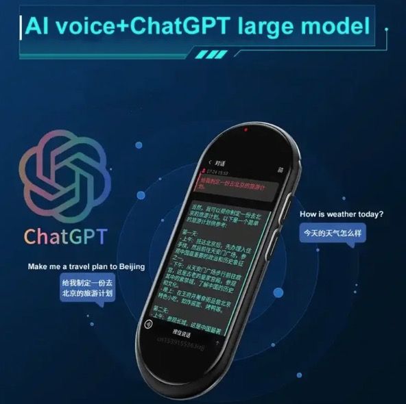 A10 Voice Translator med 4,1-tums HD-skärm och 4G SIM för sömlös global kommunikation och språk inlärning