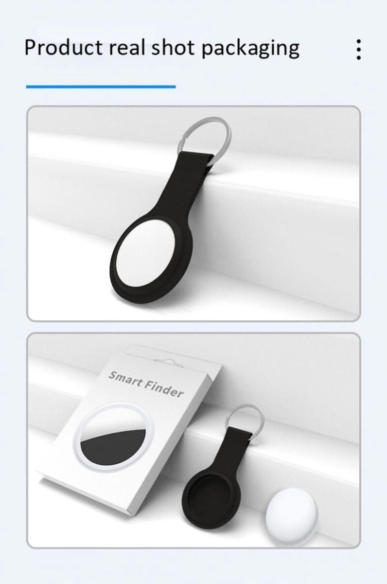 Mini GPS-tracker Bluetooth 4.0 Smart Locator – lättviktig anti-borttappningsenhet för nycklar, husdjur, barn med realtidsplacering