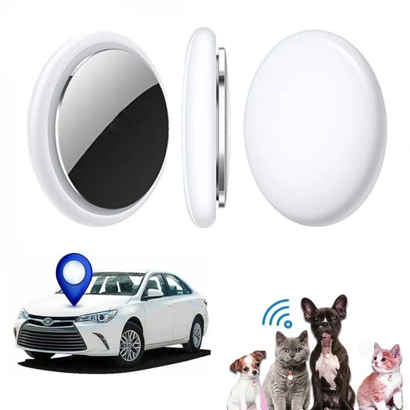 Mini GPS-tracker Bluetooth 4.0 Smart Locator – lättviktig anti-borttappningsenhet för nycklar, husdjur, barn med realtidsplacering