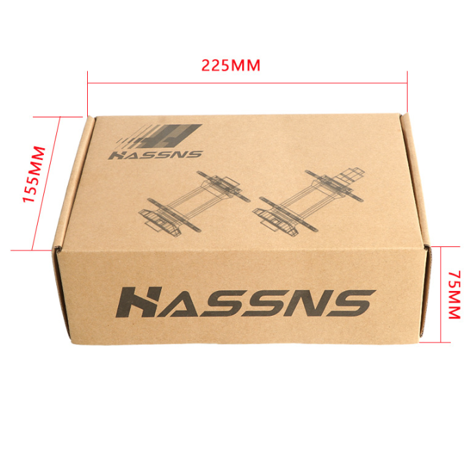 HASSNS PRO7 MTB Nav 32 hål Lager Mountainbike Snabbkopplingsnav 32h Noisy Cube Cykelbussningar