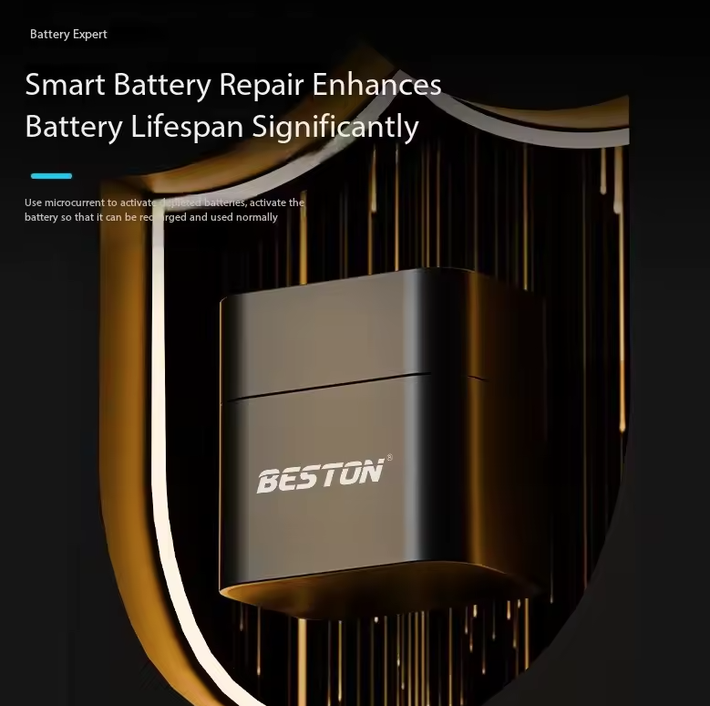 Beston Smart Batteriladdare Set 8 AA 1.5V Litiumbatterier 3600mWh – Snabbladdning, Överladdningsskydd