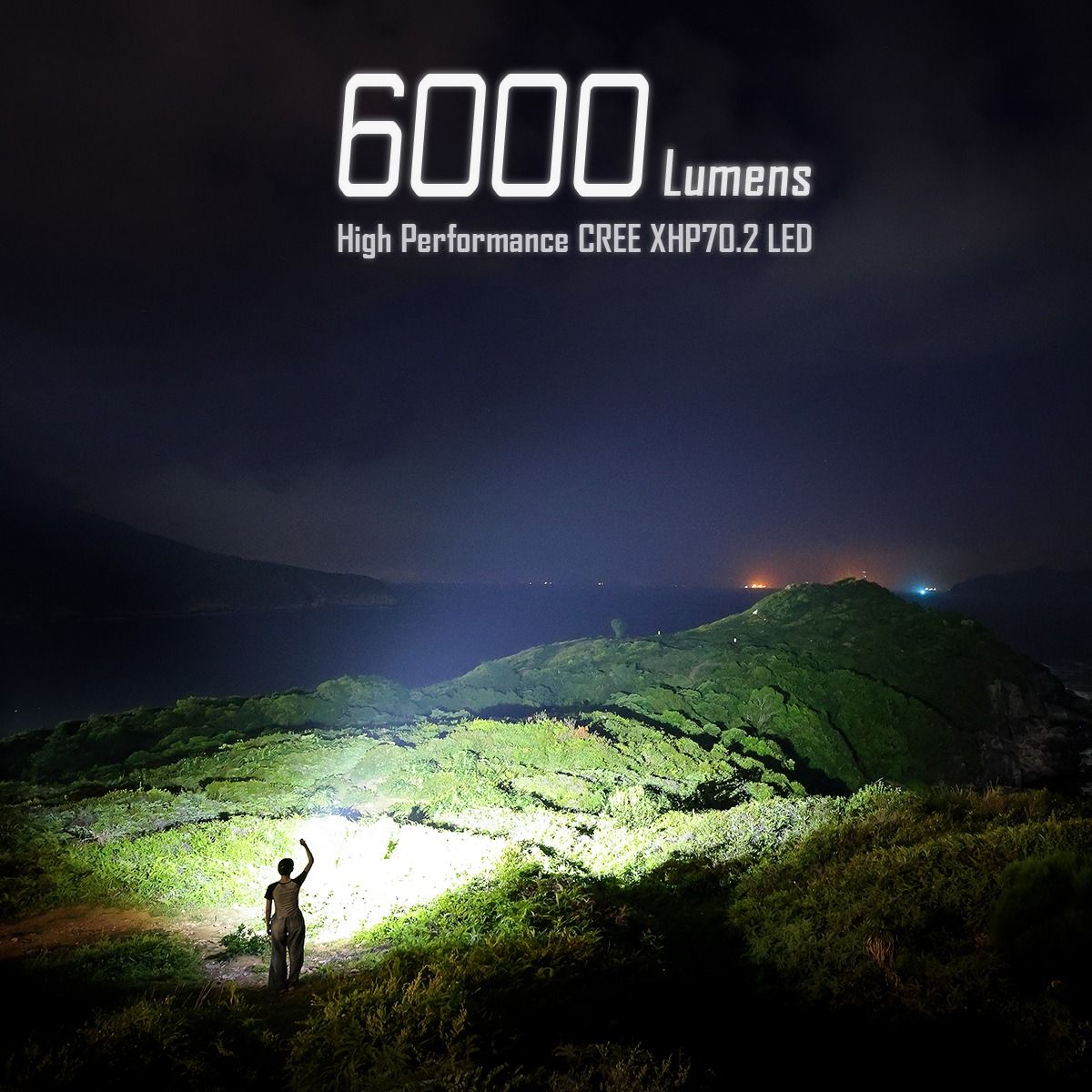 IMALENT BL70 6000 lumen Type-C uppladdningsbar LED EDC-ficklampa