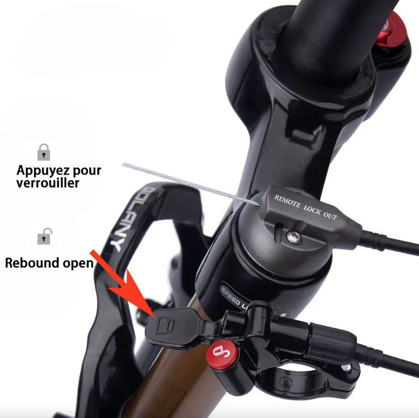 Bolany mountainbikegaffel 27,5 eller 29 tum – högpresterande luftfjädring och stötdämpning för MTB-entusiaster