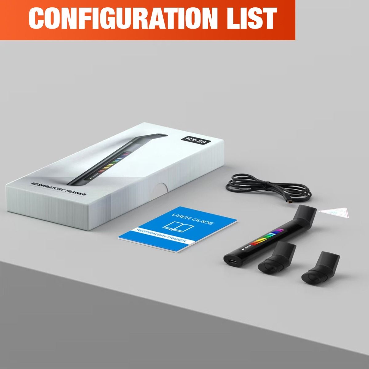 Portabel Andningstränare | Smart Andningsassistent för Idrottare & Bättre Lungkapacitet