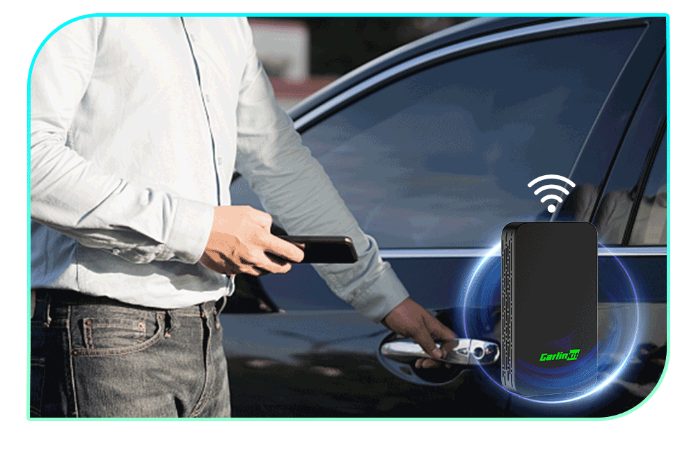 CarlinKit 2air 5.0 CarPlay Trådlös Adapter för iPhone och Android trådlös anslutning och sömlös integration