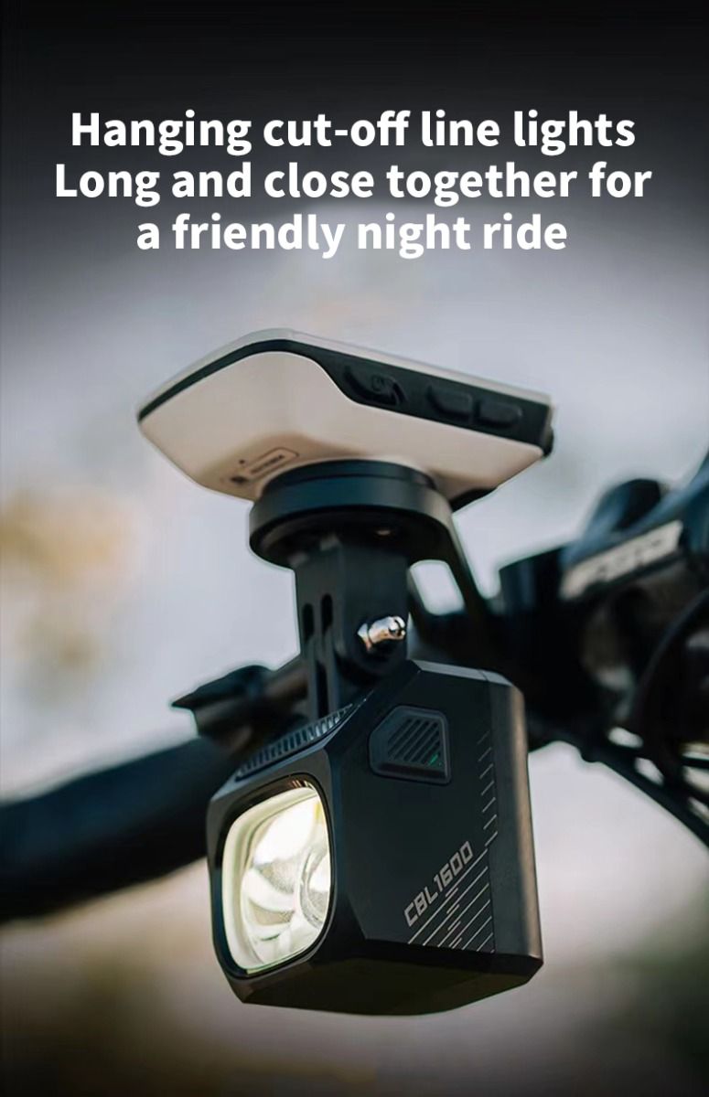 Magicshine CBL1600 Cykelframljus 1600 Lumen LED - Hängande avskärningskabel, Cykelsäkerhet, Sikt i mörker
