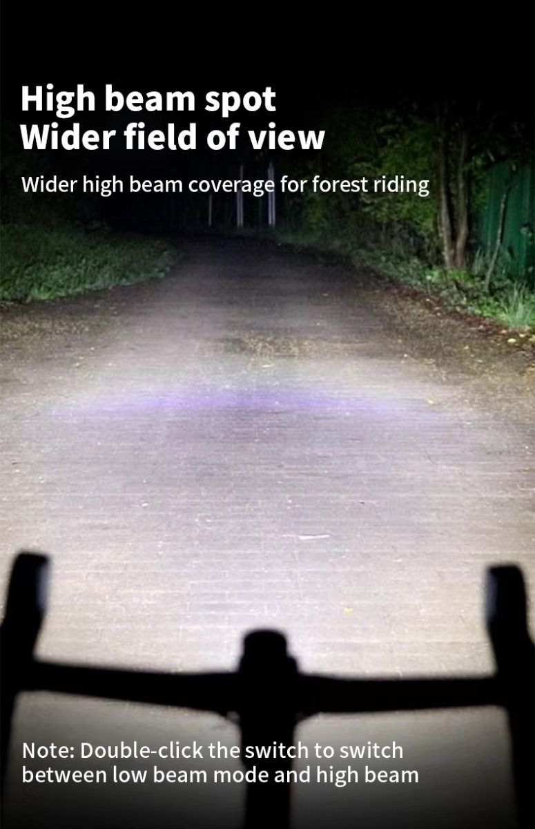 Magicshine CBL1600 Cykelframljus 1600 Lumen LED - Hängande avskärningskabel, Cykelsäkerhet, Sikt i mörker