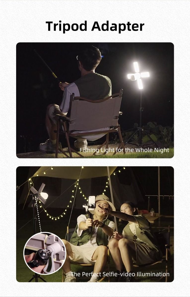 Klarus CL2 750 Lumen campinglykta med frifällbar 90-graders justering och 7 ljuslägen för utomhusbruk