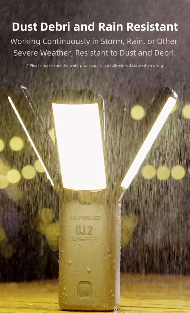 Klarus CL2 750 Lumen campinglykta med frifällbar 90-graders justering och 7 ljuslägen för utomhusbruk