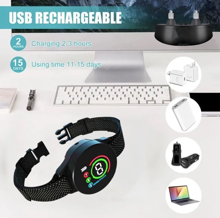 Upptäck Smart Automatisk Anti Skällande Hundhalsband med Intelligent Skällandeigenkänning och Bekväm Hundträning