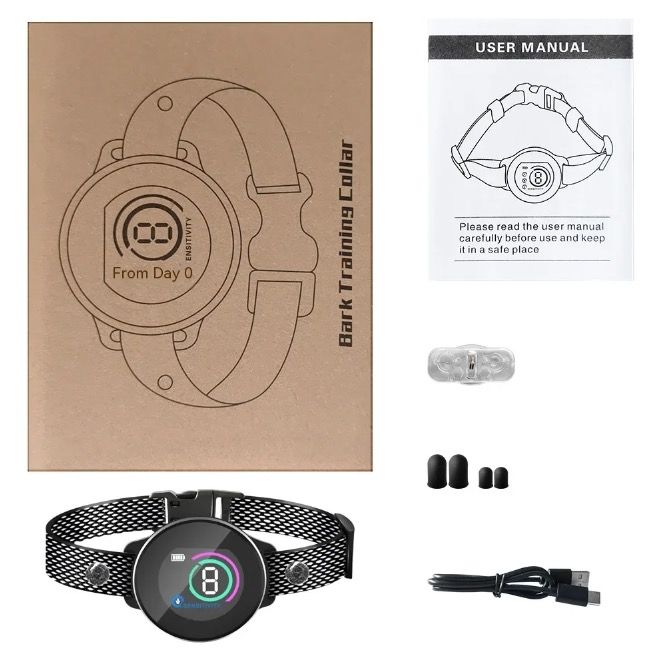 Upptäck Smart Automatisk Anti Skällande Hundhalsband med Intelligent Skällandeigenkänning och Bekväm Hundträning