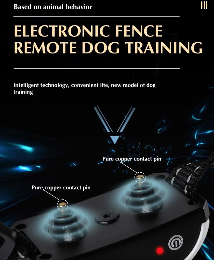 Trådlöst elektroniskt hundstängselsystem och fjärrträningshalsband för säker hundträning och husdjursgränser