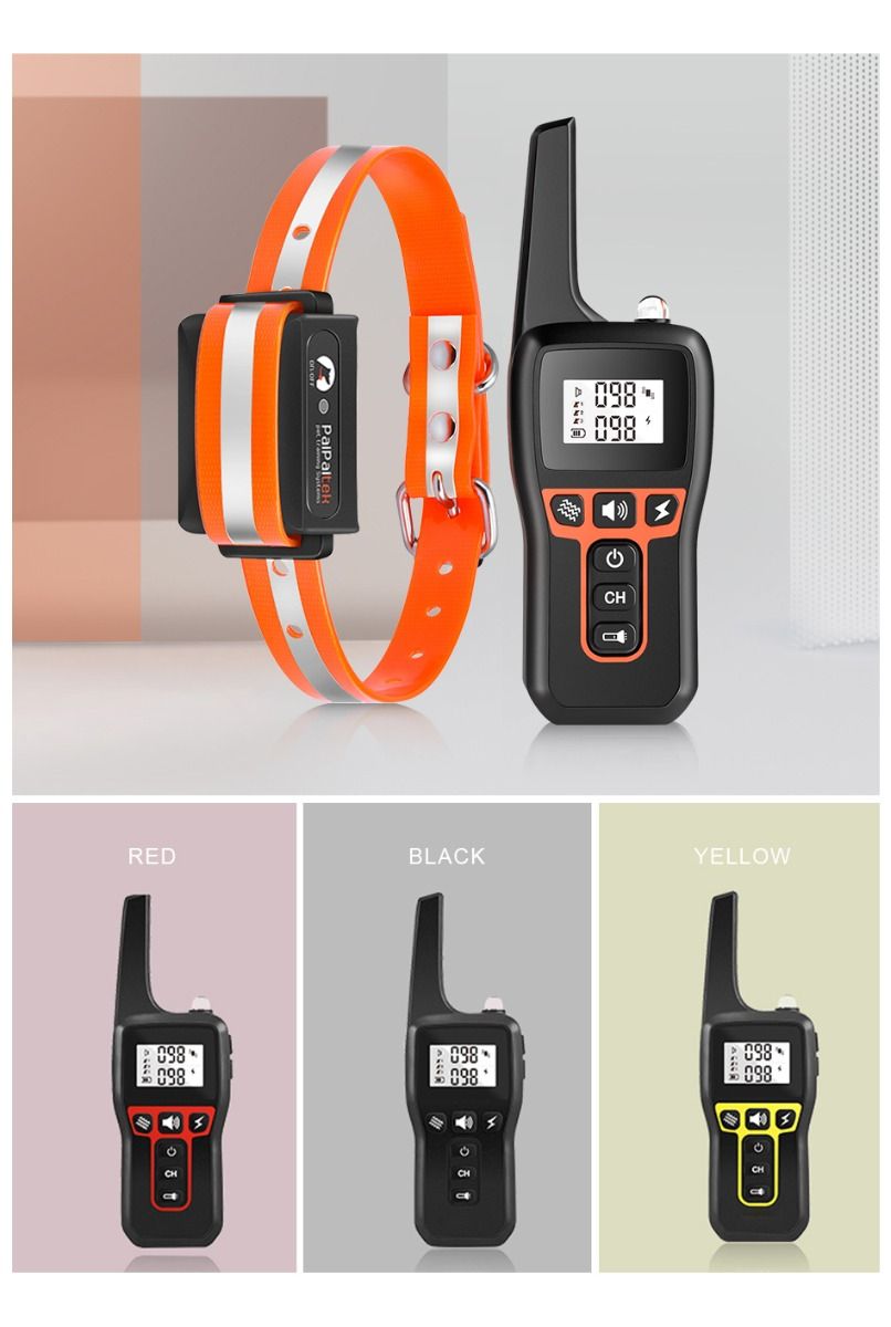 Utforska 1000m Elektriskt Hundträningshalsband med Smart Fjärrkontroll och Justerbara Träningslägen hållbart och mångsidigt