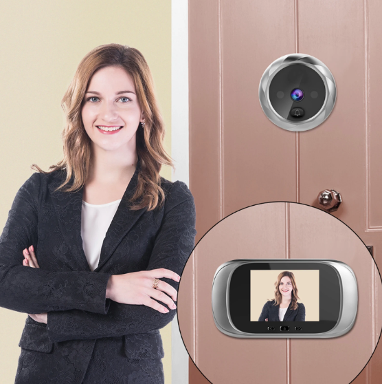 Digital Dörrvisare Kamera Dörrklocka – 2,8" Nattseende LCD Skärm, Fotofotografering, Hemövervakning