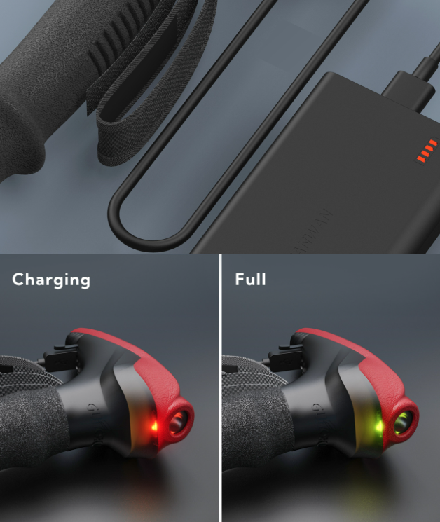 GUITORCH Trail Back Trekkingstavar – Lätta med LED-ljus för säker vandring & friluftsliv