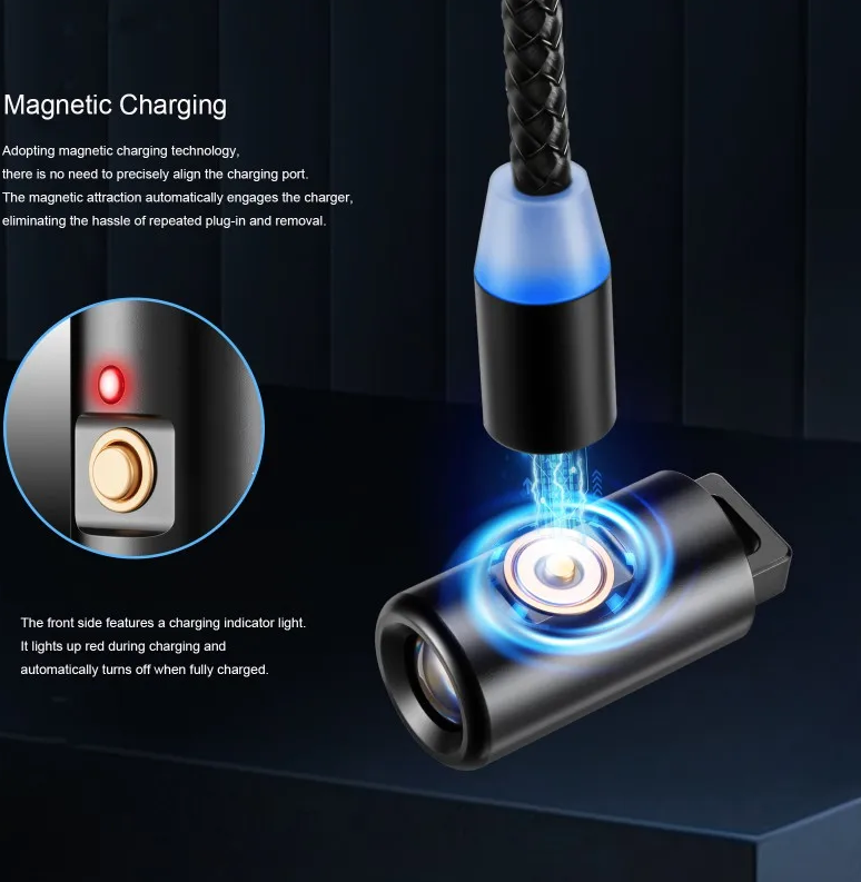 Mini LED-ficklampa uppladdningsbar för camping och vandring nyckelringsljus med halsband