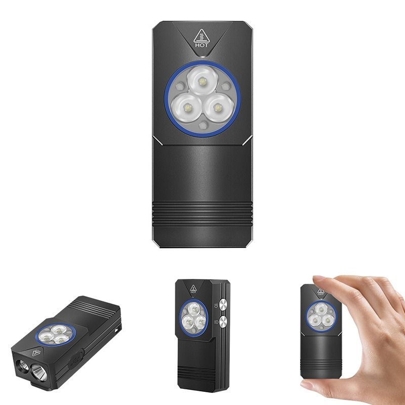 EV30 Mini LED Ficklampa – Din perfekta EDC-följeslagare med UV 365nm & 550lm USB-C Laddbar