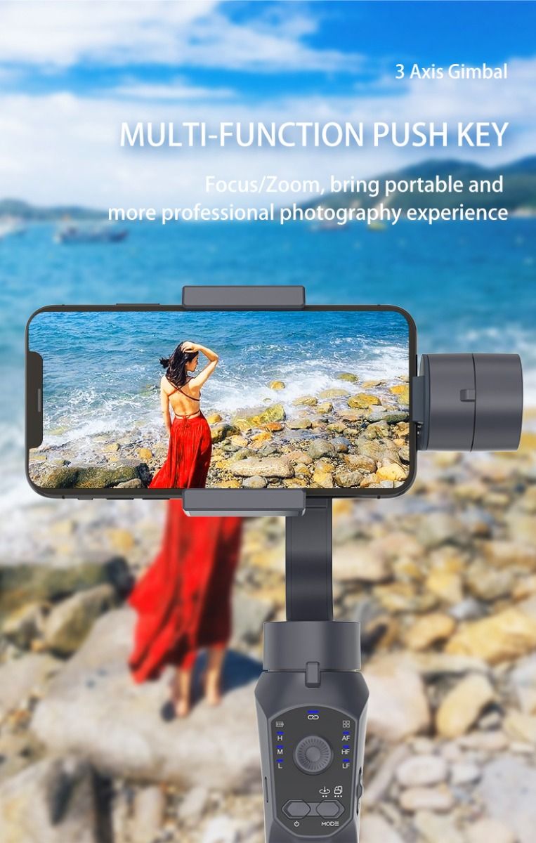 F10 Pro Stabilizer 3-axlig telefon gimbal för mobilfilmskapande och fotografering användarvänlig design