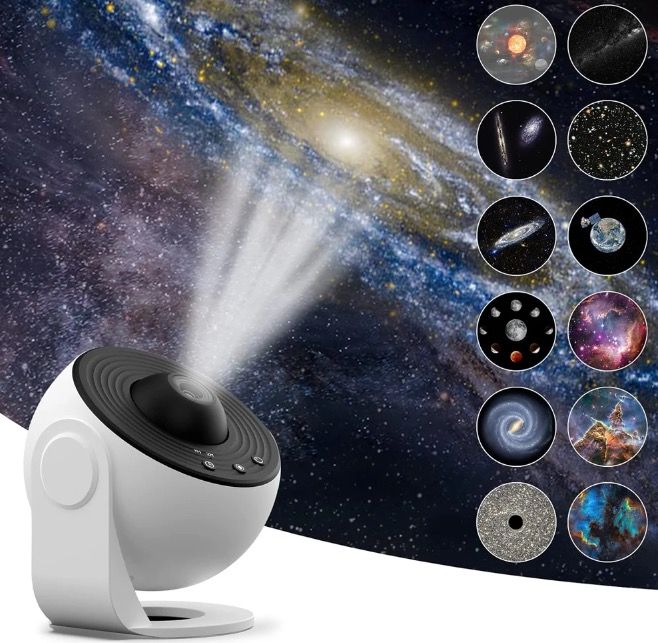 Nattljus Galaxy Projektor 360° Rotera Stjärnhimmel Lampa för ett Universellt Äventyr och Förtrollande Upplevelse