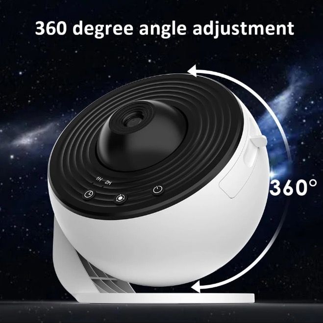 Nattljus Galaxy Projektor 360° Rotera Stjärnhimmel Lampa för ett Universellt Äventyr och Förtrollande Upplevelse