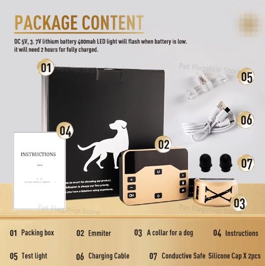 Innovativa 2-i-1 trådlöst hundstängsel och elektroniskt träningshalsband för husdjursäkerhet och träning