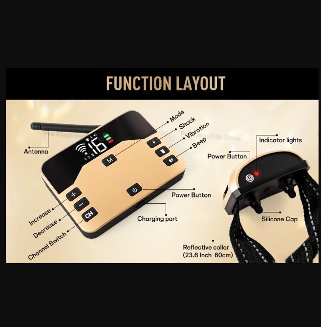 Innovativa 2-i-1 trådlöst hundstängsel och elektroniskt träningshalsband för husdjursäkerhet och träning