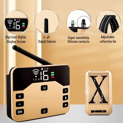 Innovativa 2-i-1 trådlöst hundstängsel och elektroniskt träningshalsband för husdjursäkerhet och träning