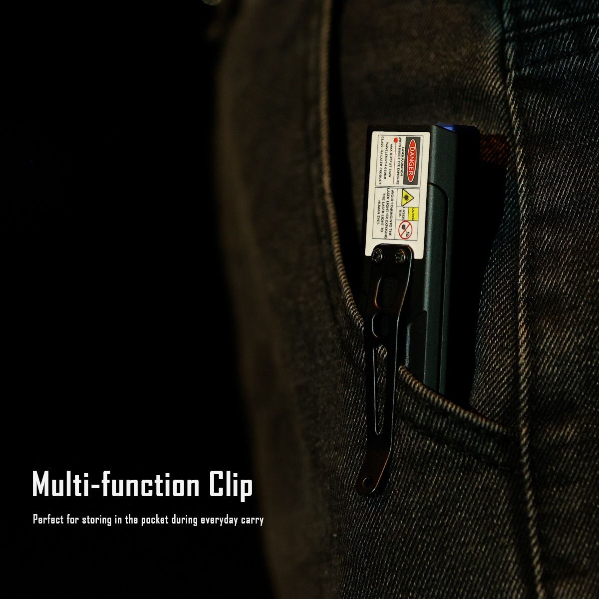 IMALENT GR35 Röd EDC Ficklampa, 2800 Lumen. Mångsidig multi-ljuskälla, magnetisk för äventyr.