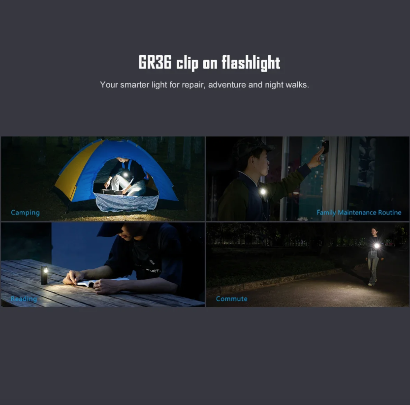 IMALENT GR36 EDC Ficklampa | 2800 Lumen, Type-C Uppladdningsbar & Magnetisk | Superljus & Kompakt!