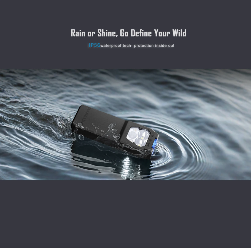 IMALENT GR36 EDC Ficklampa | 2800 Lumen, Type-C Uppladdningsbar & Magnetisk | Superljus & Kompakt!