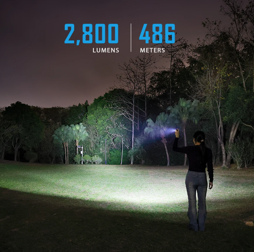 IMALENT GR36 EDC Ficklampa | 2800 Lumen, Type-C Uppladdningsbar & Magnetisk | Superljus & Kompakt!