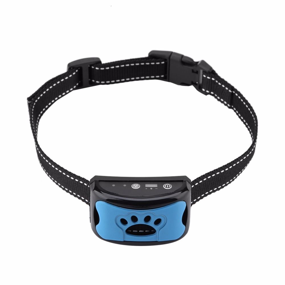 Pet Dog Anti Barking Device USB laddbar Ultraljud Hundträningshalsband Effektiv Hundträningstillbehör