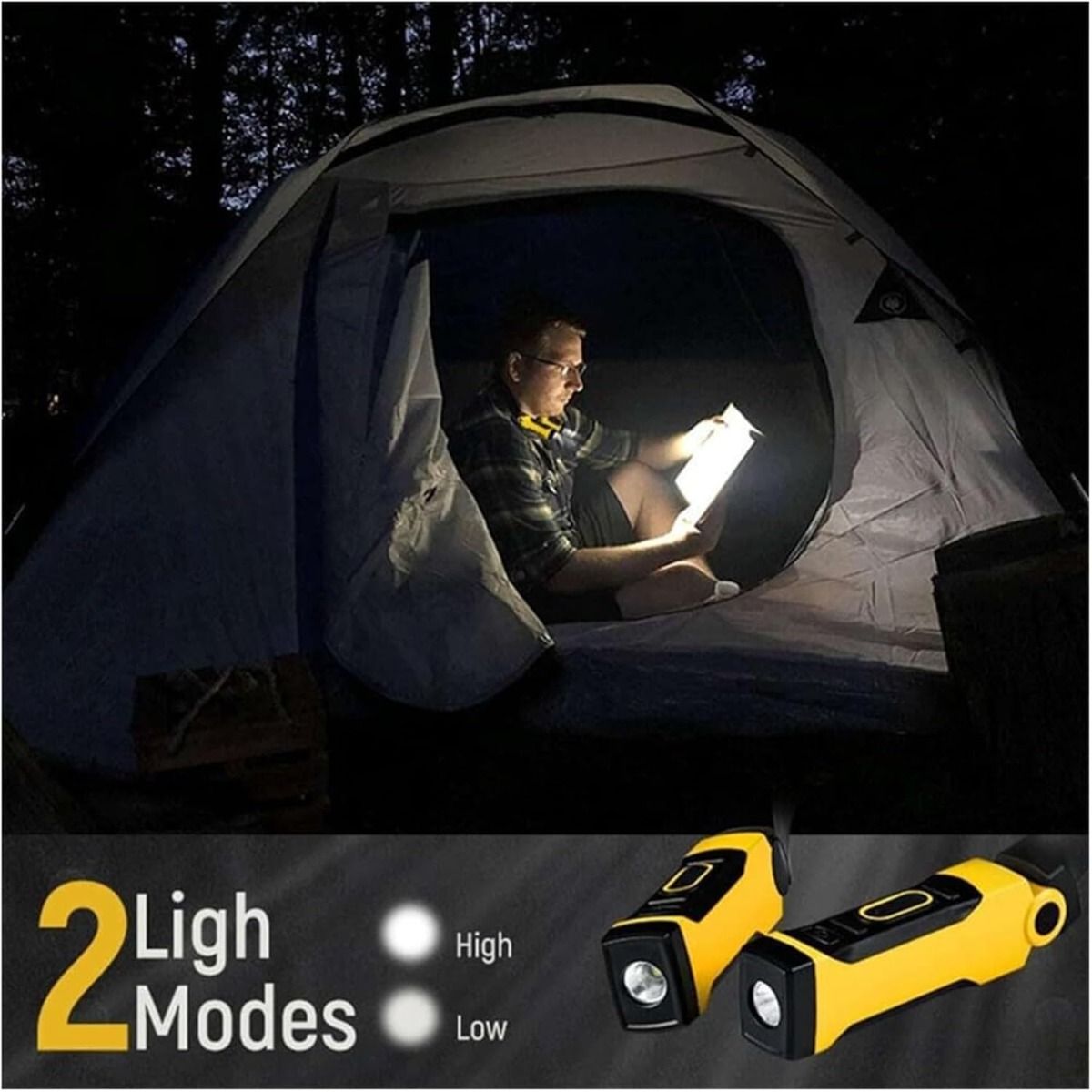 Rechargeable Neck Light -LED neck hanging light-USB Neck Reading Light 