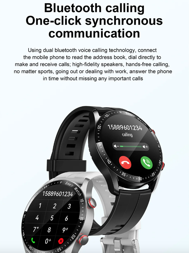 HW20 ECG+PPG Bluetooth-samtal Smartklocka