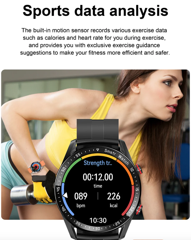 HW20 ECG+PPG Bluetooth-samtal Smartklocka