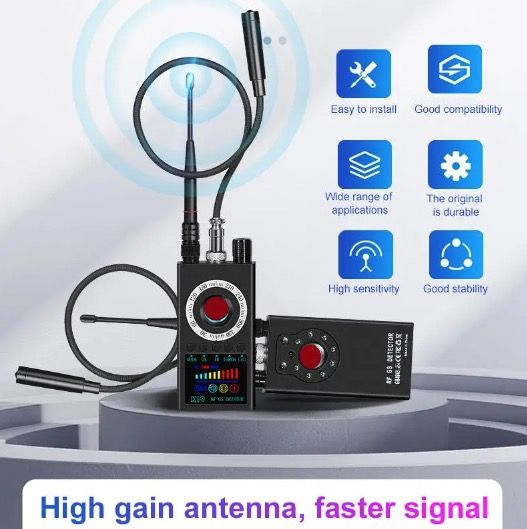 K19 Trådlös RF-signaldetektor GPS-spårare Kompakt Säkerhetsenhet för Integritetsskydd och Resesäkerhet