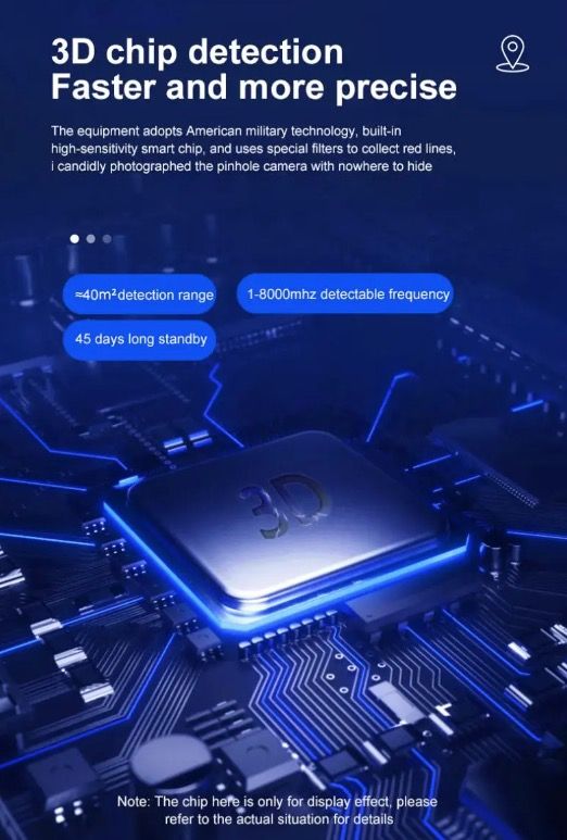 K19 Trådlös RF-signaldetektor GPS-spårare Kompakt Säkerhetsenhet för Integritetsskydd och Resesäkerhet