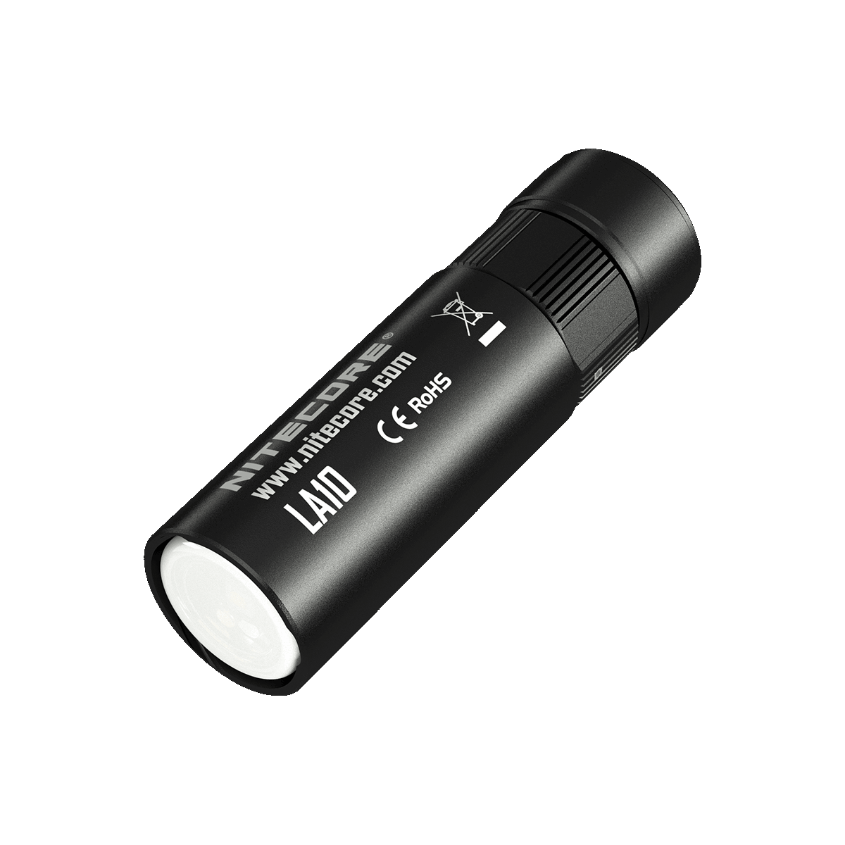 Nitecore LA10 Mini EDC Ficklampa 135 Lumen Premium Nichia XP-G2 S3 LED Vrid-aktiveringsdesign Camping